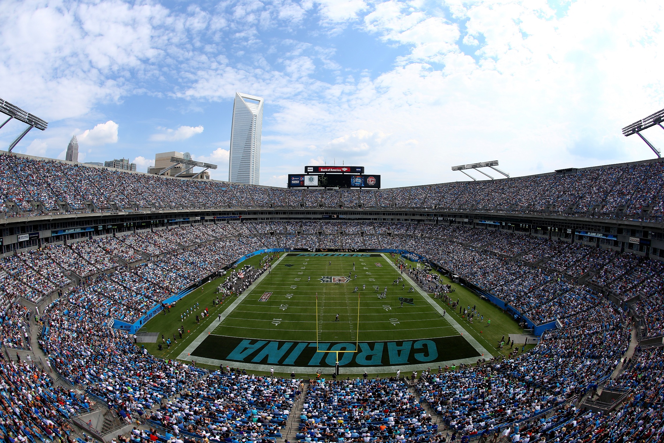 Carolina Panthers Bank of America Stadium customer owned DAS installation