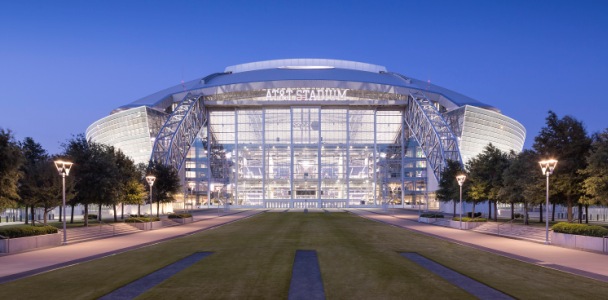 AT&T Stadium exterior DAS Installation